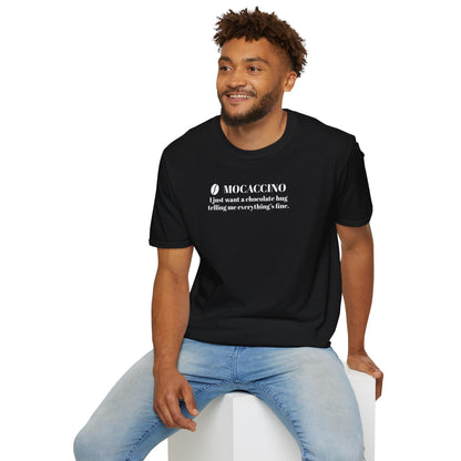 CoffeeTherapy T-Shirt - – Irony Is the Best Cure (Right After Coffee)