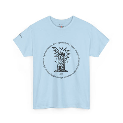 The Tower - ArcanaPop T-Shirt – Where Tarot Magic Meets Pop Art