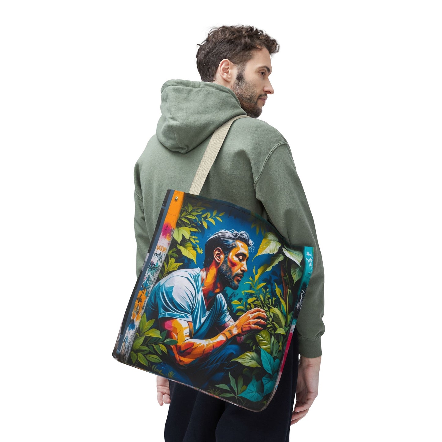 Artistic Surge - Eco-Friendly Canvas Tote Bag - LOVE FOR NATURE