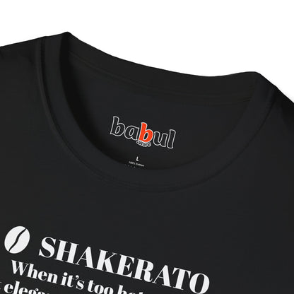 CoffeeTherapy T-Shirt – Irony Is the Best Cure (Right After Coffee)