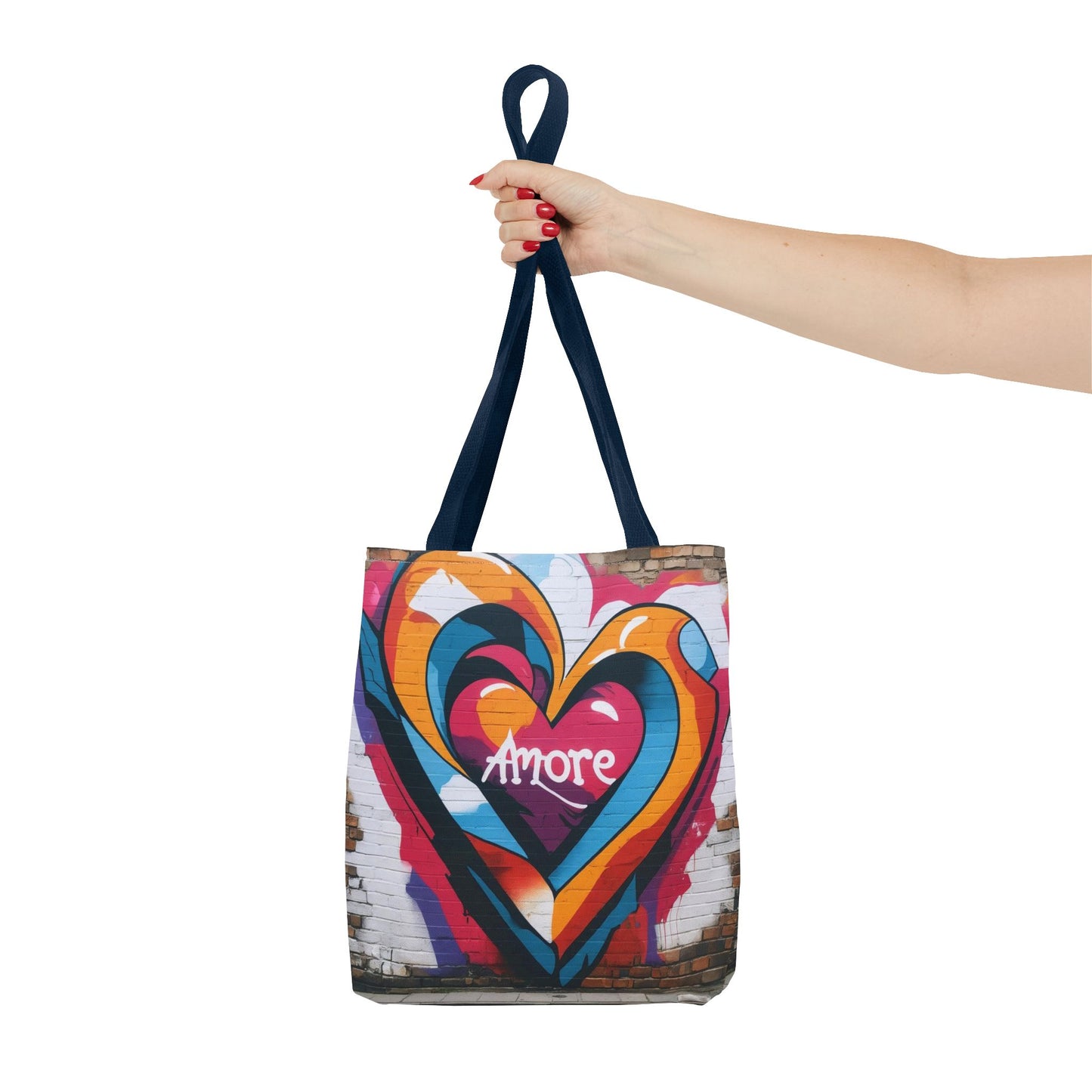 Artistic Surge - Eco-Friendly Canvas Tote Bag - HEART