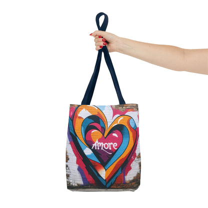 Artistic Surge - Eco-Friendly Canvas Tote Bag - HEART