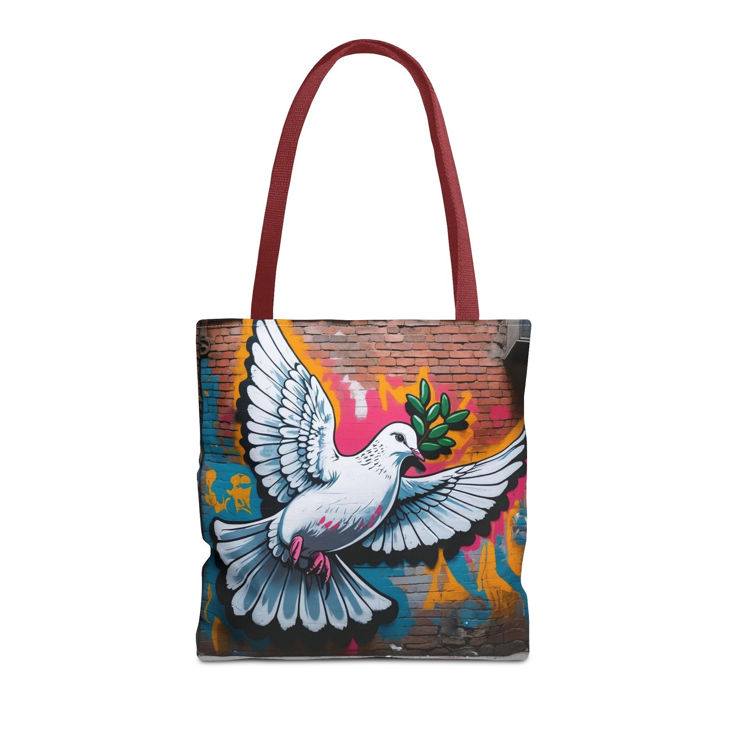 Artistic Surge - Eco-Friendly Canvas Tote Bag - PEACE