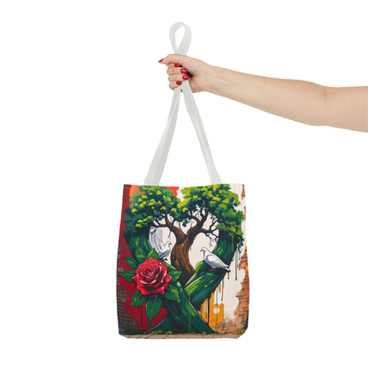 Artistic Surge - Eco-Friendly Canvas Tote Bag - ROSE