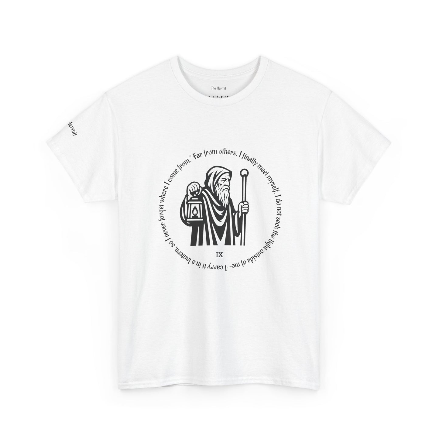 The Hermit - ArcanaPop T-Shirt – Where Tarot Magic Meets Pop Art