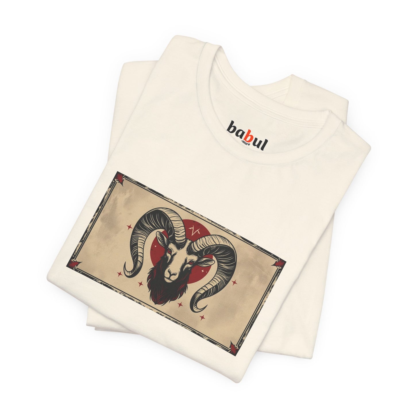 Aries - Gothic Zodiac T-Shirt. Zodiac in the Shadows