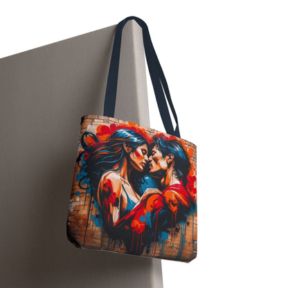 Artistic Surge - Eco-Friendly Canvas Tote Bag - LOVERS