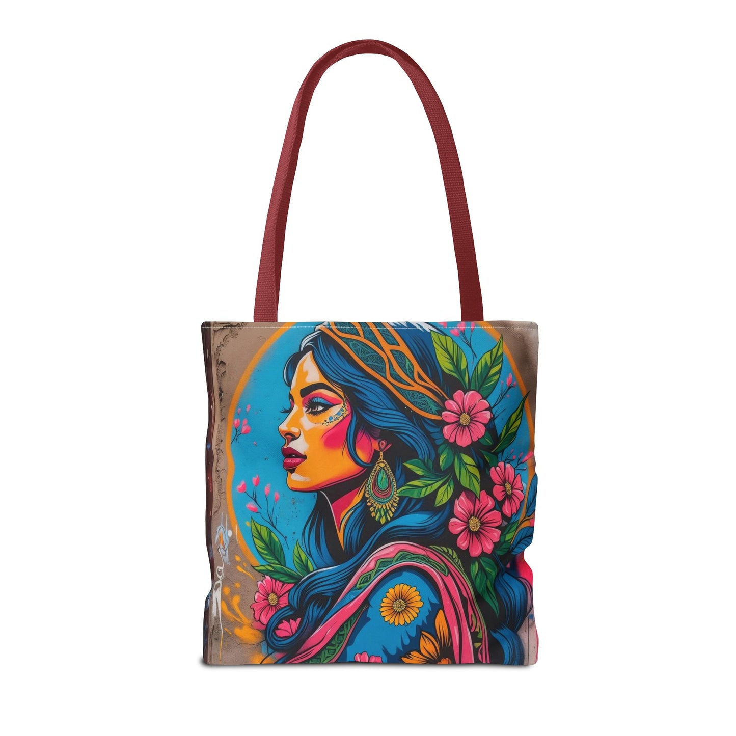 Artistic Surge - Eco-Friendly Canvas Tote Bag - FLOWERING WOMAN