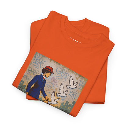 Rebel Graphic Tee - Unisex Heavy Cotton T-Shirt for the Wild at Heart. Rebel Tees, Born to Be Worn