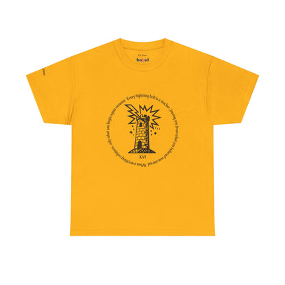 The Tower - ArcanaPop T-Shirt – Where Tarot Magic Meets Pop Art
