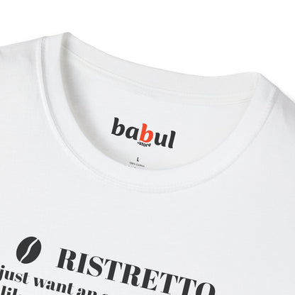 CoffeeTherapy T-Shirt – Irony Is the Best Cure (Right After Coffee)