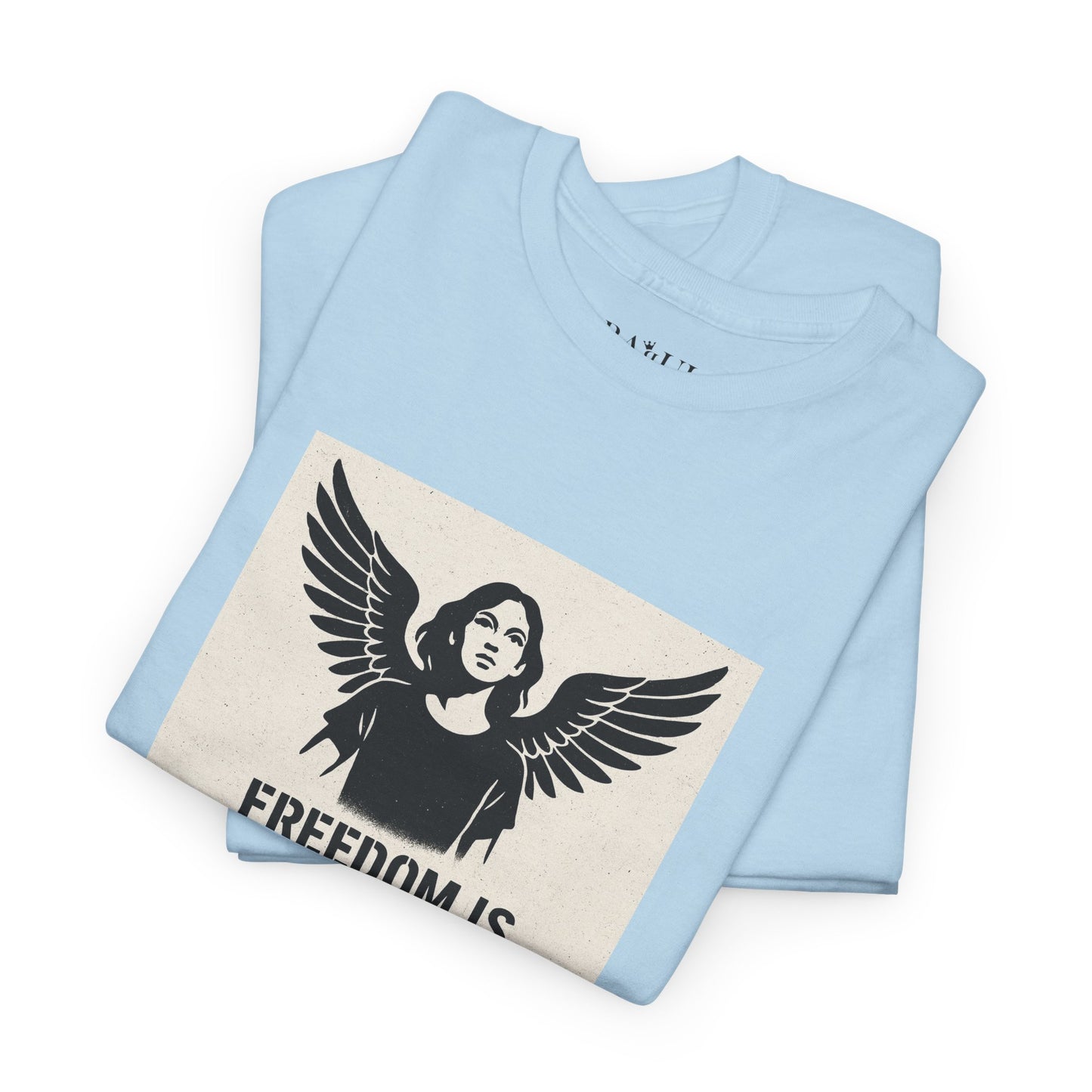Rebel Graphic Tee - Unisex Heavy Cotton T-Shirt for the Wild at Heart. Rebel Tees, Born to Be Worn - FREEDOM IS NON-NEGOTIABLE