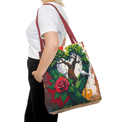Artistic Surge - Eco-Friendly Canvas Tote Bag - ROSE