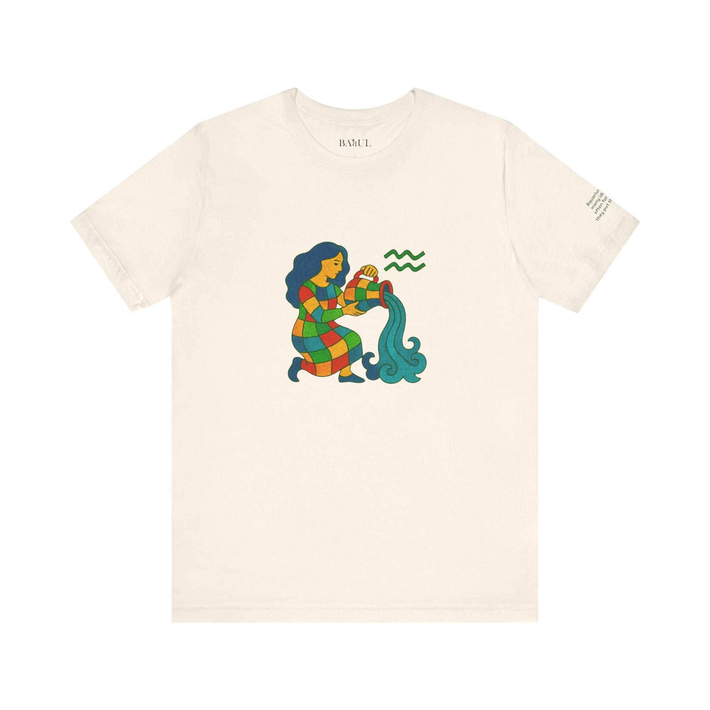 AQUARIUS - T-shirt, The Zodiac in Colors