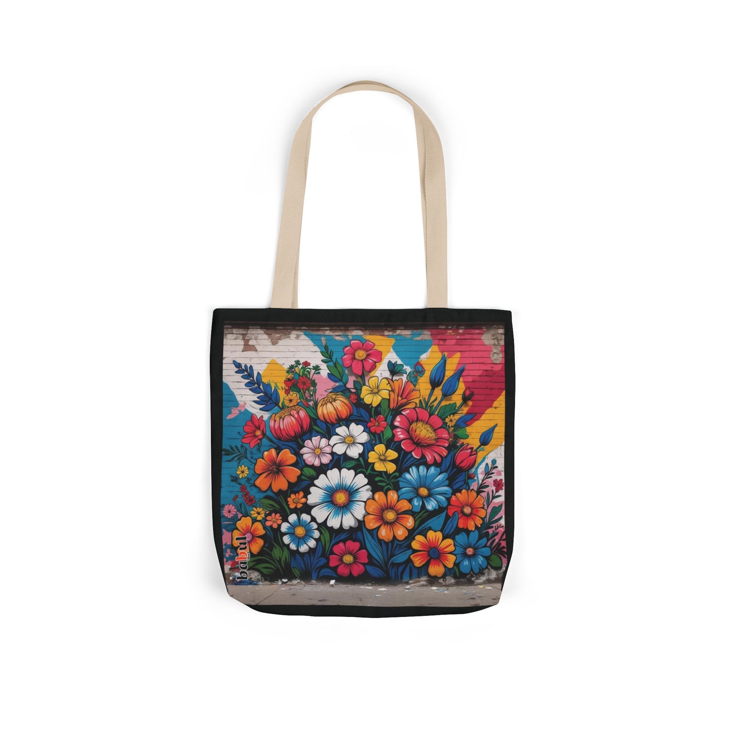 Artistic Surge - Eco-Friendly Canvas Tote Bag - FLOWERS