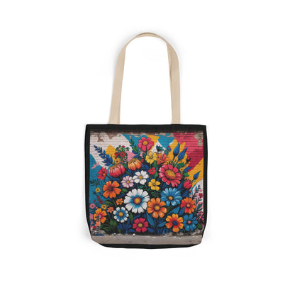 Artistic Surge - Eco-Friendly Canvas Tote Bag - FLOWERS