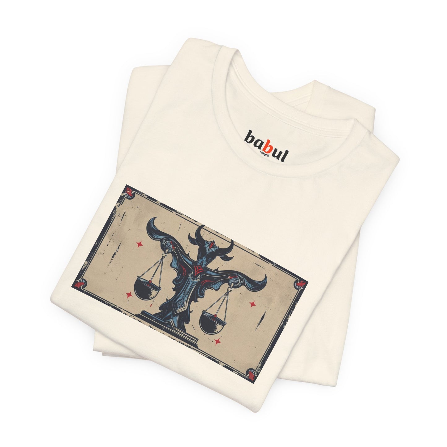 Libra - Gothic Zodiac T-Shirt. Zodiac in the Shadows