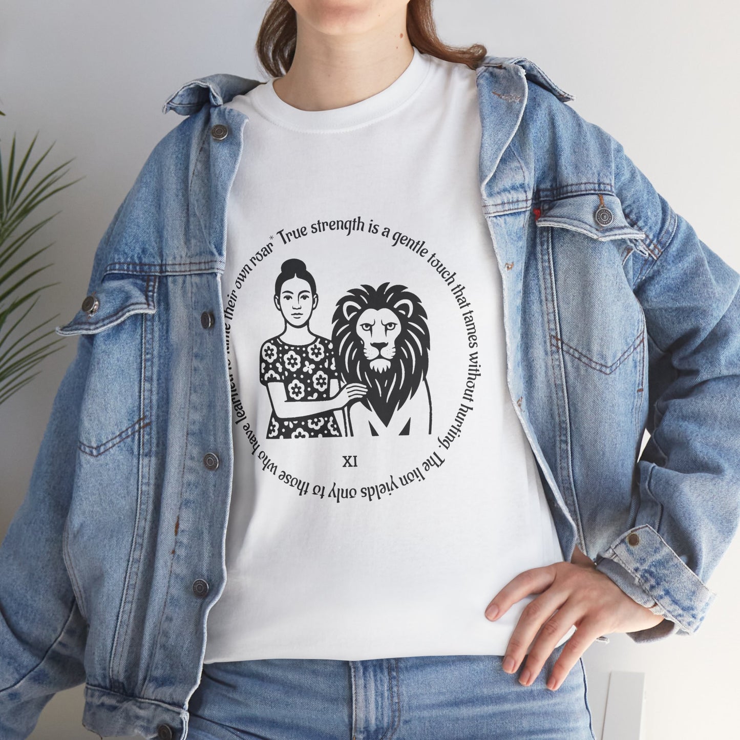 Strength - ArcanaPop T-Shirt – Where Tarot Magic Meets Pop Art