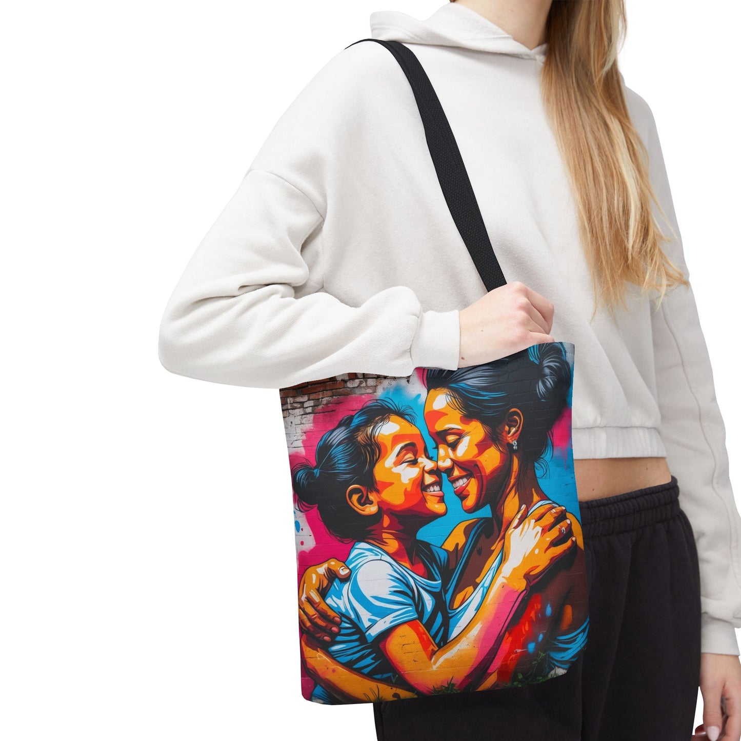 Artistic Surge - Eco-Friendly Canvas Tote Bag - SMILING HUG