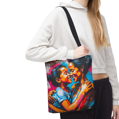Artistic Surge - Eco-Friendly Canvas Tote Bag - SMILING HUG