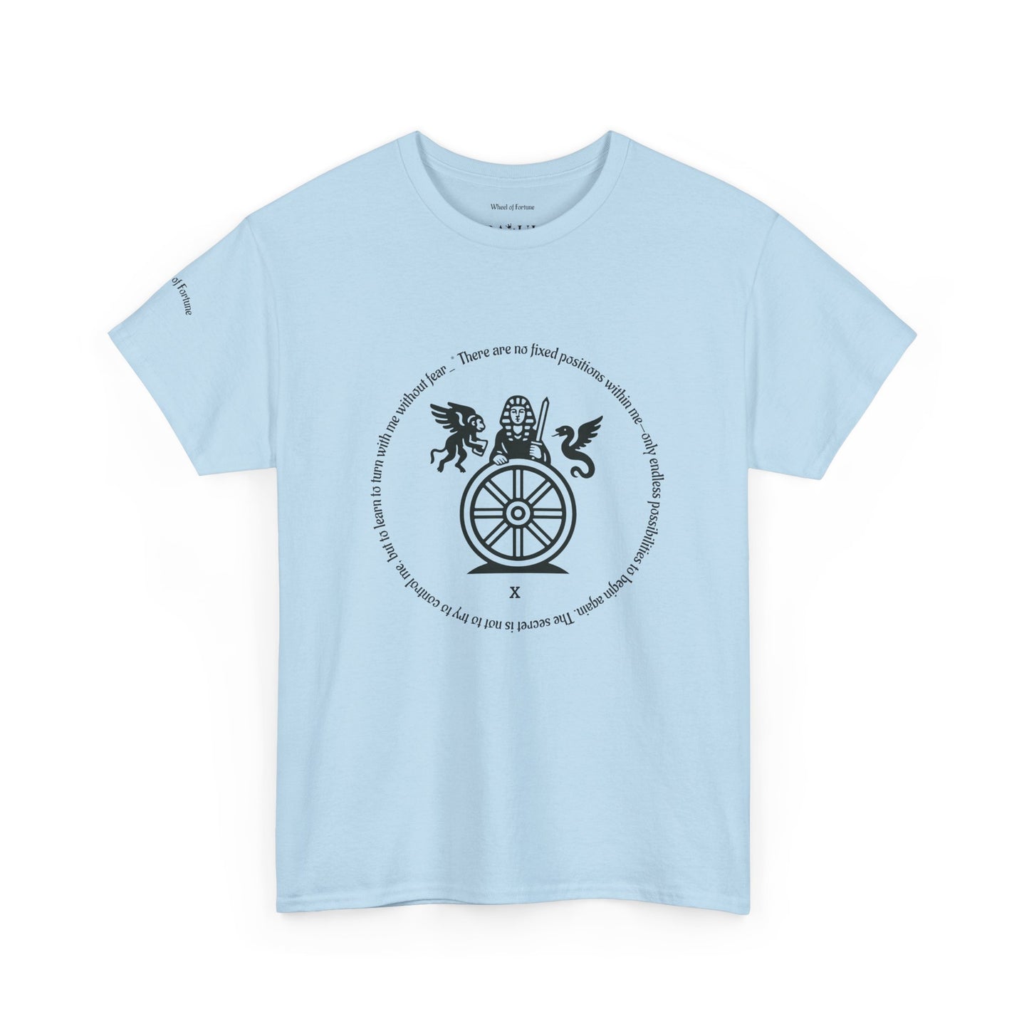 Wheel of Fortune - ArcanaPop T-Shirt – Where Tarot Magic Meets Pop Art