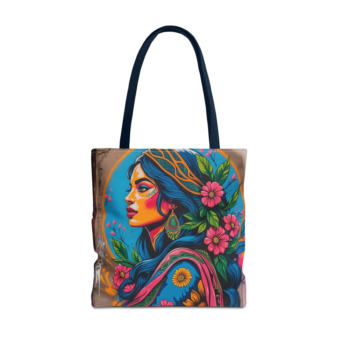 Artistic Surge - Eco-Friendly Canvas Tote Bag - FLOWERING WOMAN