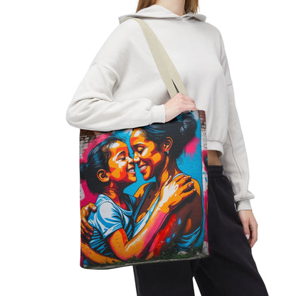 Artistic Surge - Eco-Friendly Canvas Tote Bag - SMILING HUG