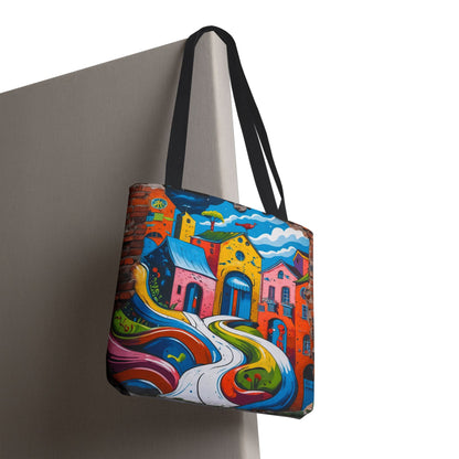 Artistic Surge - Eco-Friendly Canvas Tote Bag - HOUSES