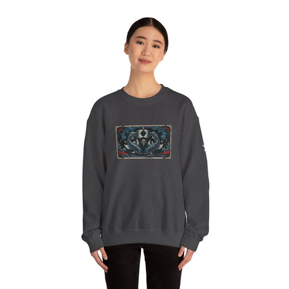 Pisces - Gothic Zodiac Blue Sweatshirt