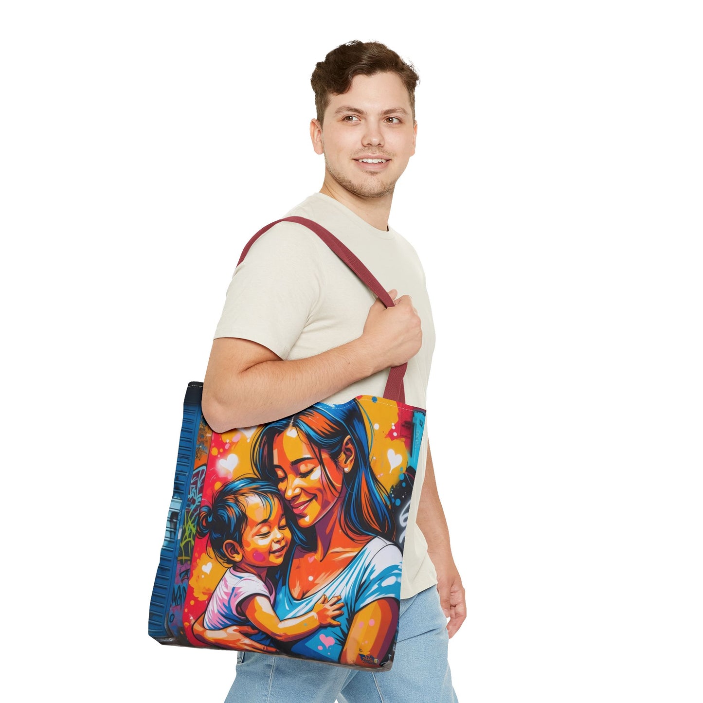Artistic Surge - Eco-Friendly Canvas Tote Bag - HUG