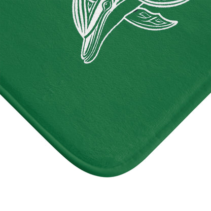 Tribal Bath Mat. Ocean Energy, Tribal Style