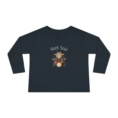 Magliette Rock Soul per bambini - Capretta - Dolci animali con un ritmo ribelle