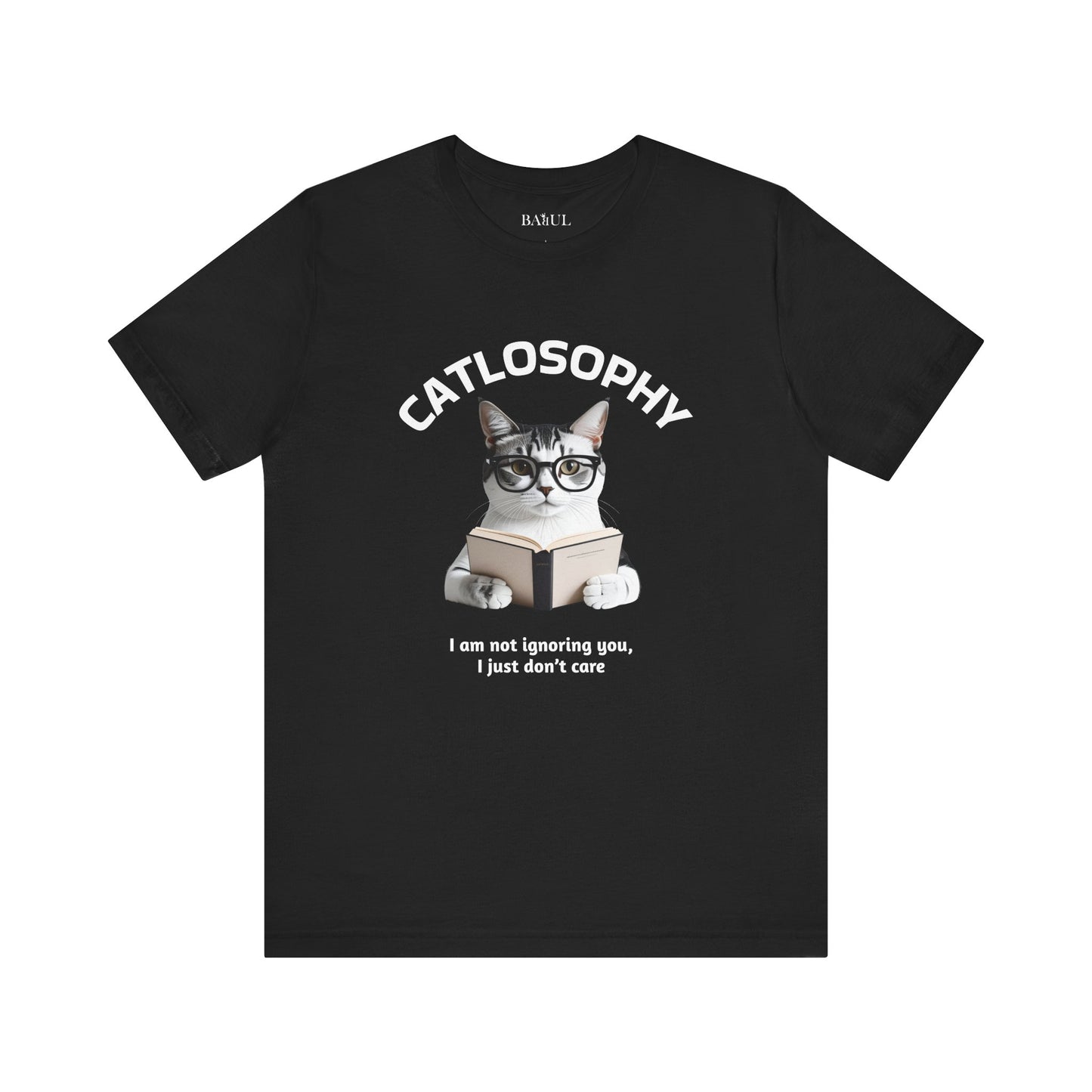 Catlosophy Unisex Jersey Short Sleeve Tee –  "I am not ignoring you" Design