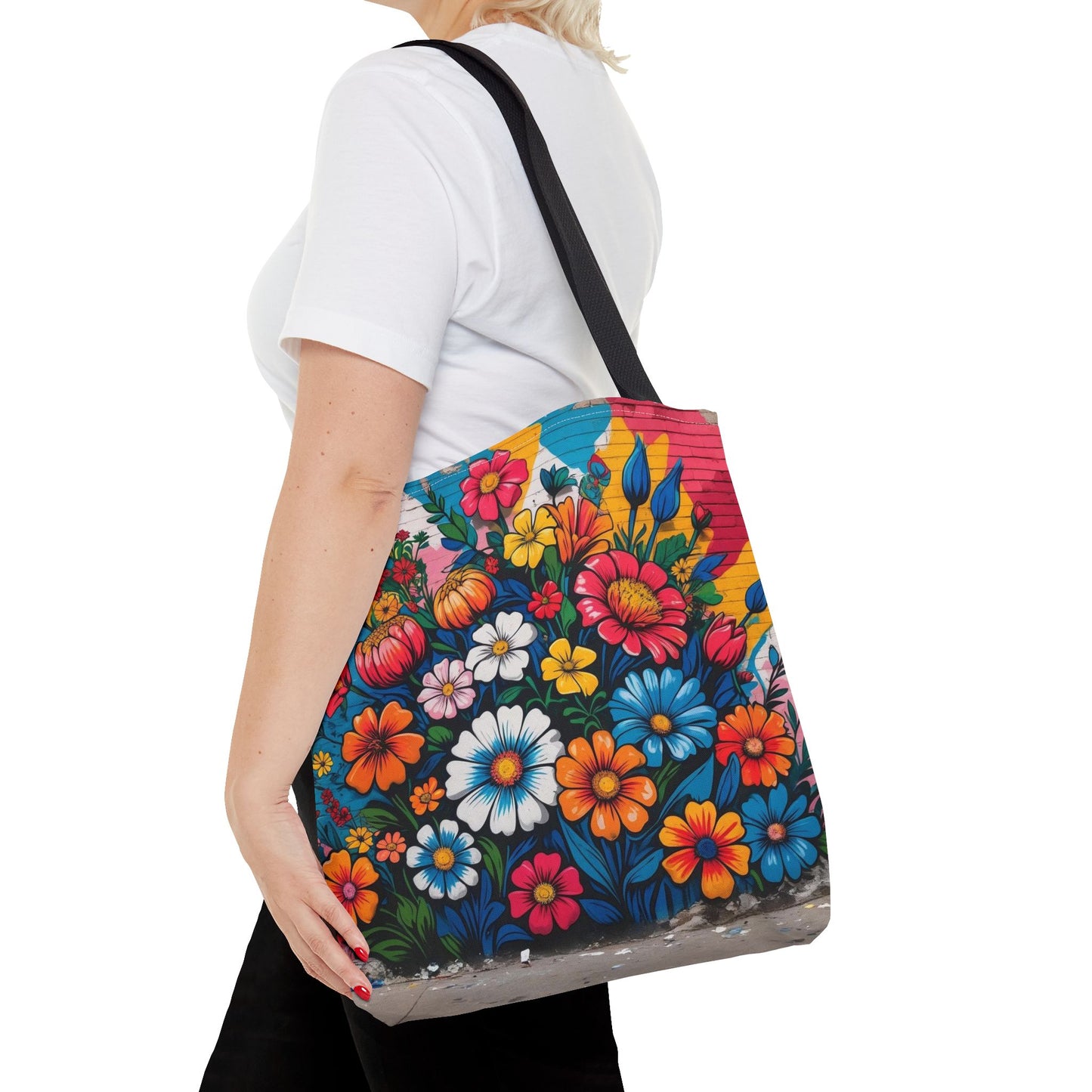 Artistic Surge - Eco-Friendly Canvas Tote Bag - FLOWERS
