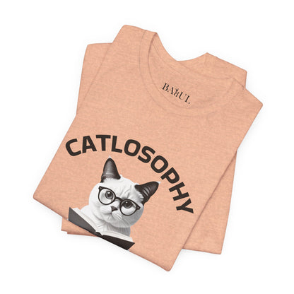 Catlosophy Unisex Jersey Short Sleeve Tee –  "Resting isn't Lazy" Design