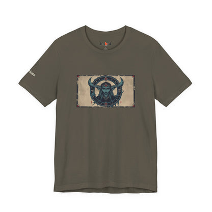 Capricorn - Gothic Zodiac T-Shirt. Zodiac in the Shadows