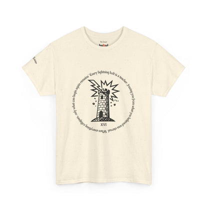 The Tower - ArcanaPop T-Shirt – Where Tarot Magic Meets Pop Art