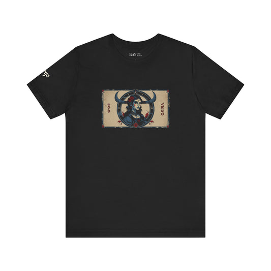 Virgo - Gothic Zodiac T-Shirt. Zodiac in the Shadows