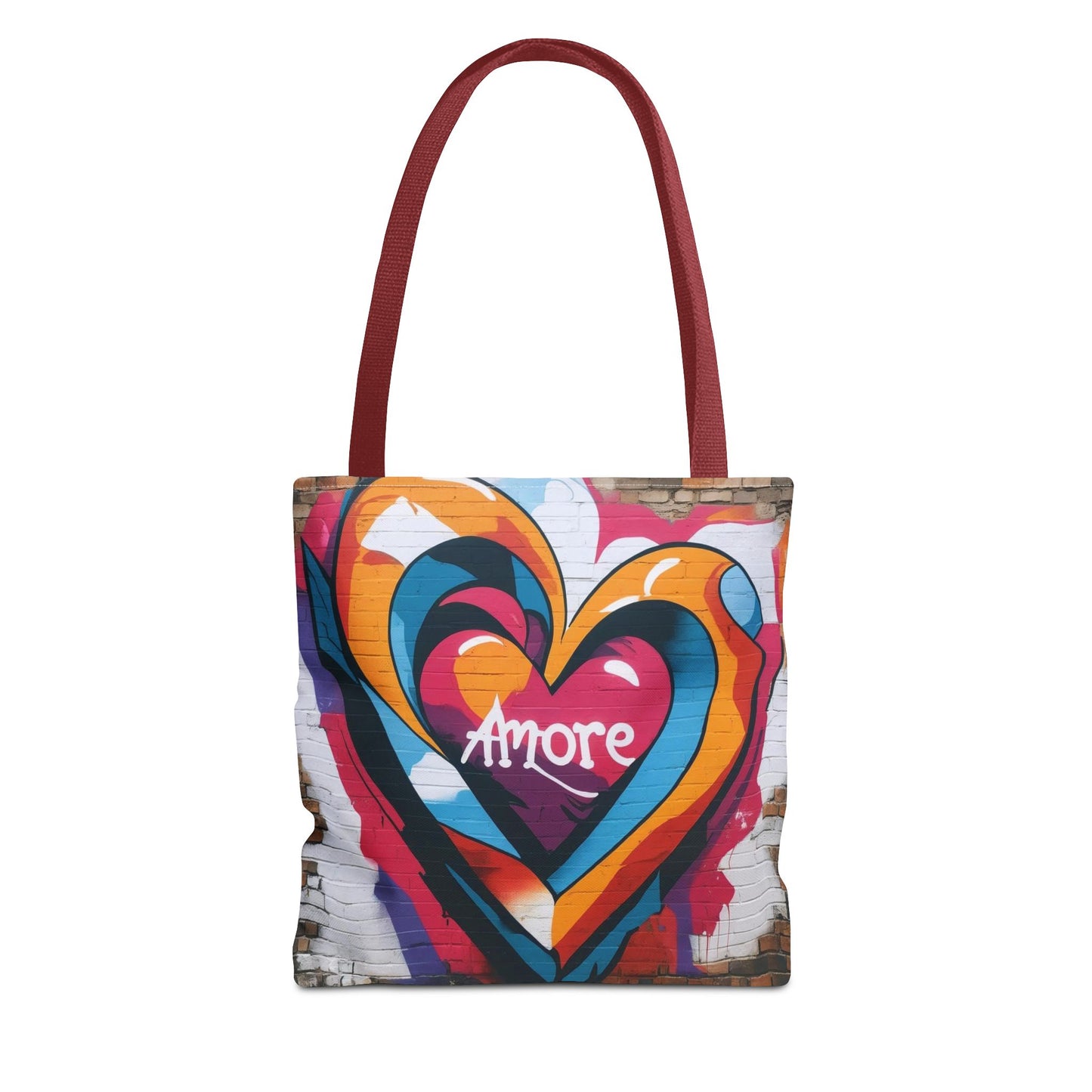 Artistic Surge - Eco-Friendly Canvas Tote Bag - HEART