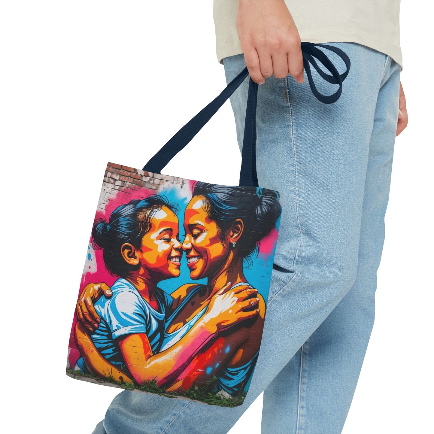 Artistic Surge - Eco-Friendly Canvas Tote Bag - SMILING HUG