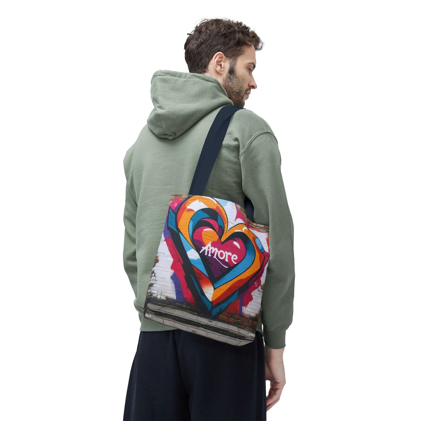 Artistic Surge - Eco-Friendly Canvas Tote Bag - HEART