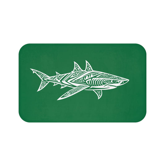 Tribal Bath Mat. Ocean Energy, Tribal Style