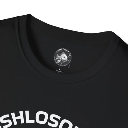 Fishlosophy Unisex T-Shirt - Ocean Vibes and Life's Questions Design - PEARLS OF WISDOM FROM THE FISH WORLD