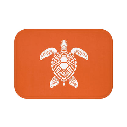Tribal Bath Mat. Ocean Energy, Tribal Style