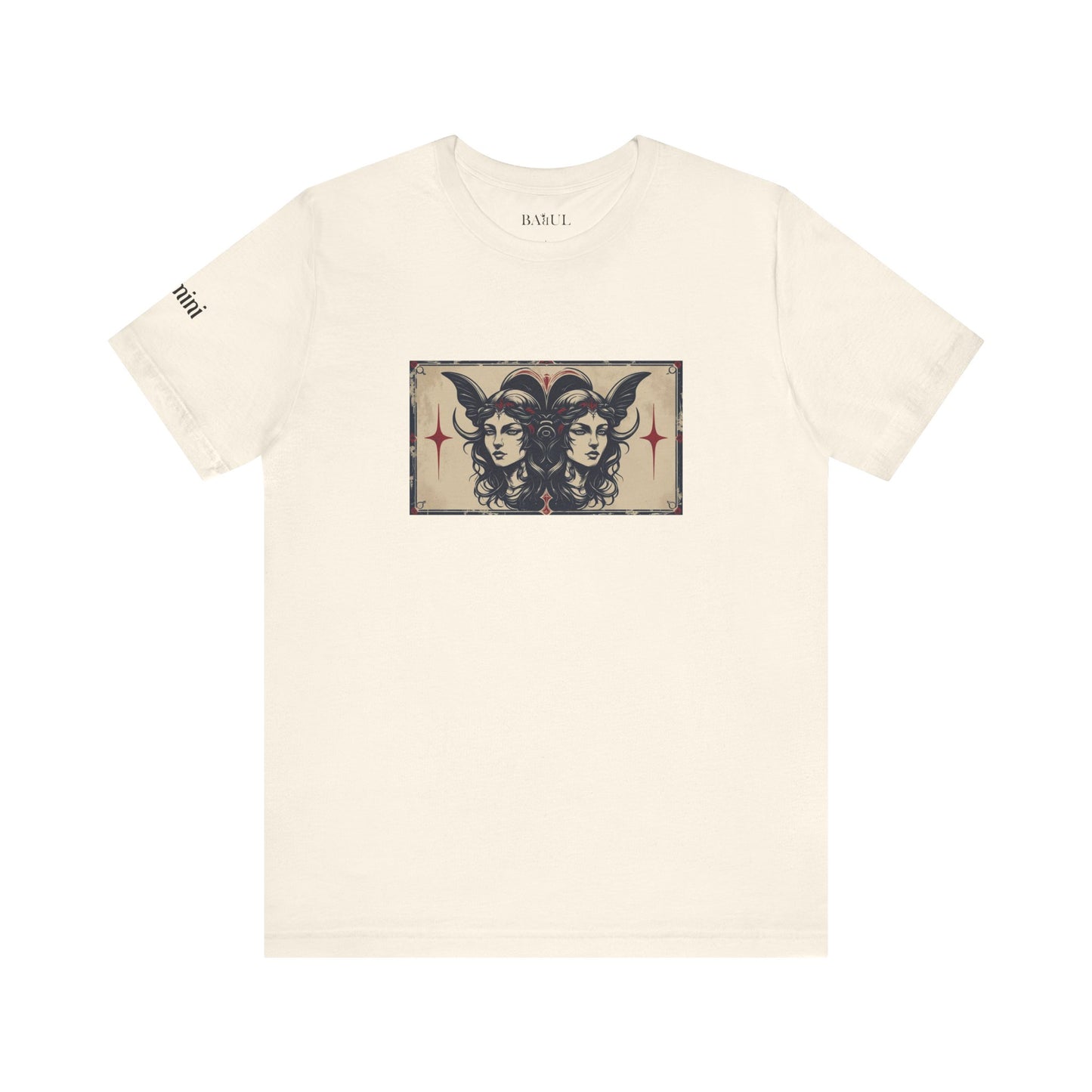 Gemini - Gothic Zodiac T-Shirt. Zodiac in the Shadows