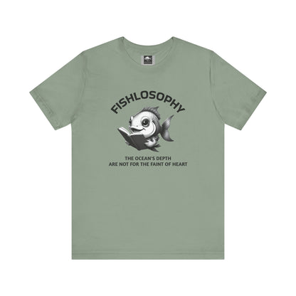 Fishlosophy Unisex Jersey Short Sleeve Tee –  The Ocean' depth is not for the faint of heart