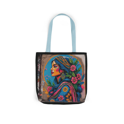 Artistic Surge - Eco-Friendly Canvas Tote Bag - FLOWERED WOMAN