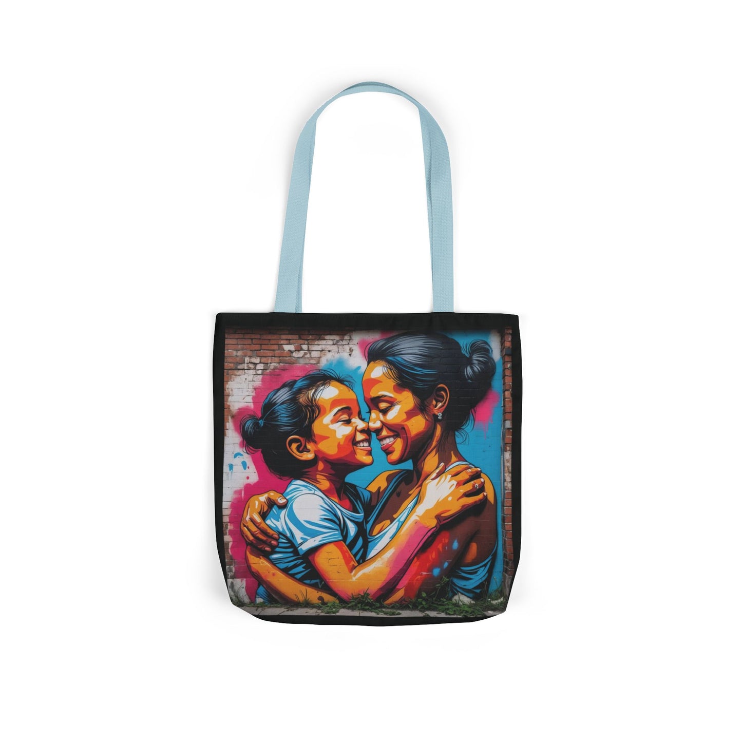 Artistic Surge - Eco-Friendly Canvas Tote Bag - SMILING HUG