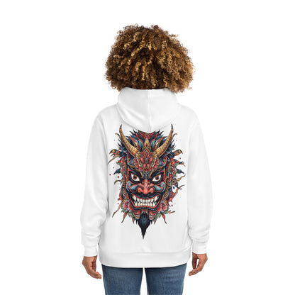 Bold Oni Mask Hoodie - Japanese Irezumi Tattoo Art Streetwear