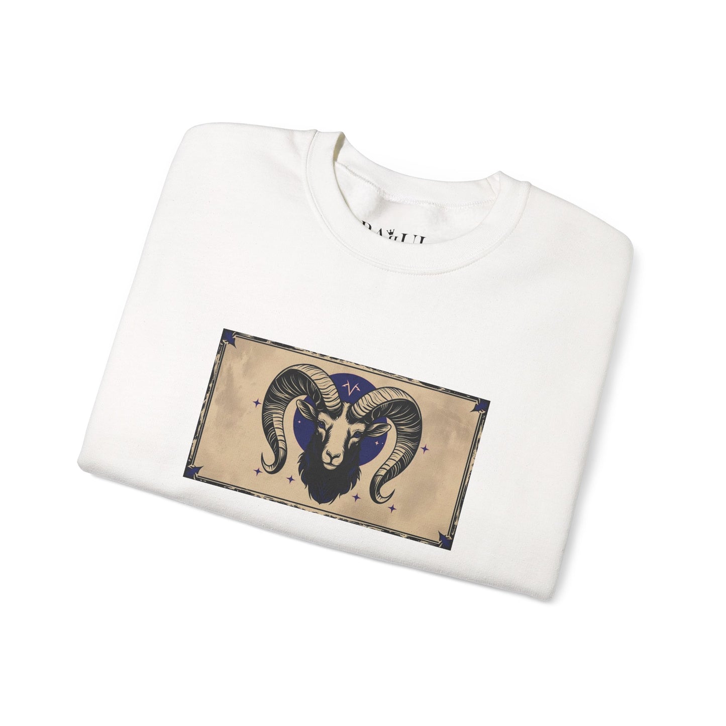 Aries - Gothic Zodiac Blue Sweatshirt